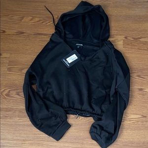 NWT PLT CROPPED HOODIE